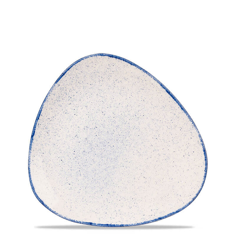 26 5X26 5 Cm Churchill Stonecast plato llano triangular en porcelana vitrificada
