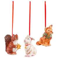 Villeroy And Boch Nostalgic Christmas Decoration In Porcelain Set 3 Pcs