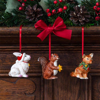 Villeroy And Boch Nostalgic Christmas Decoration In Porcelain Set 3 Pcs
