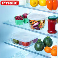 Pyrex Cook And Freeze rechthoekige voedselcontainer in borosilicaatglas