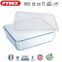 Pyrex Cook And Freeze rechthoekige voedselcontainer in borosilicaatglas