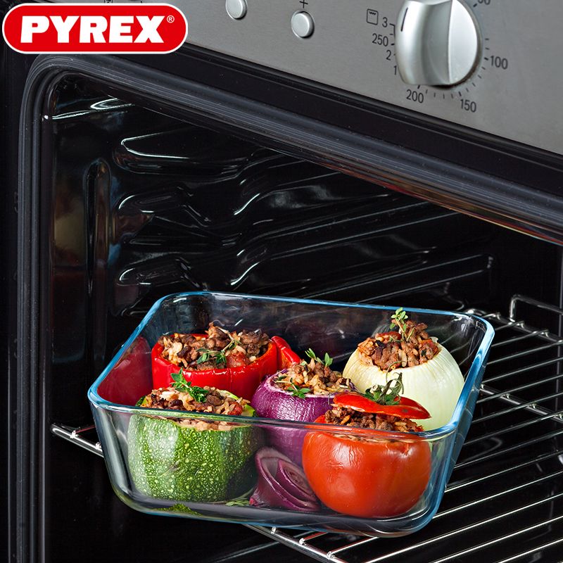 Pyrex Cook And Freeze Contenitore Per Alimentiquadrato In Vetro Borosilicato
