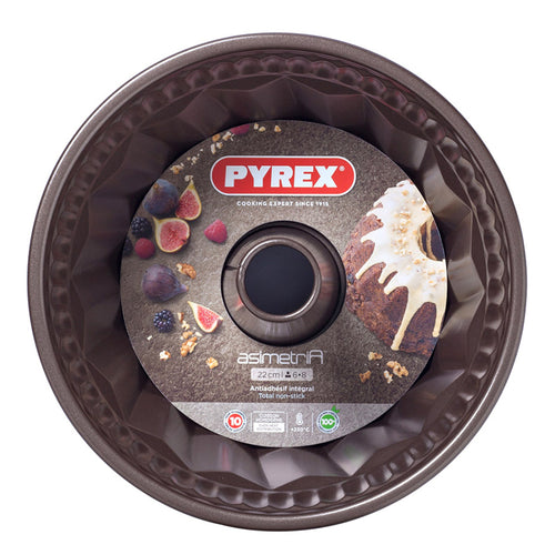 22 Cm Pyrex Asimetria Stampo Ciambella Rotondo Antiaderente
