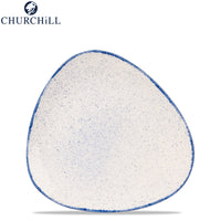 Churchill Stonecast triangular vitrified porcelain dinnerware set - set of 12 pieces