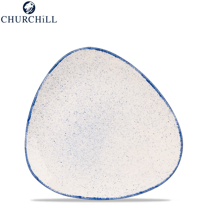 Churchill Stonecast triangular vitrified porcelain dinnerware set - set of 12 pieces