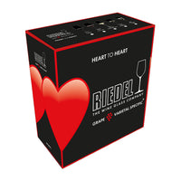 46 Cl Riedel Heart To Heart Riesling White Wine Glass in Glass - Set of 2 Pieces