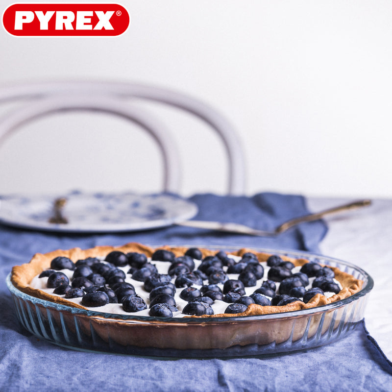 27 Cm Pyrex Bake And Enjoy Molde Tarta Redondo En Vidrio Borosilicato