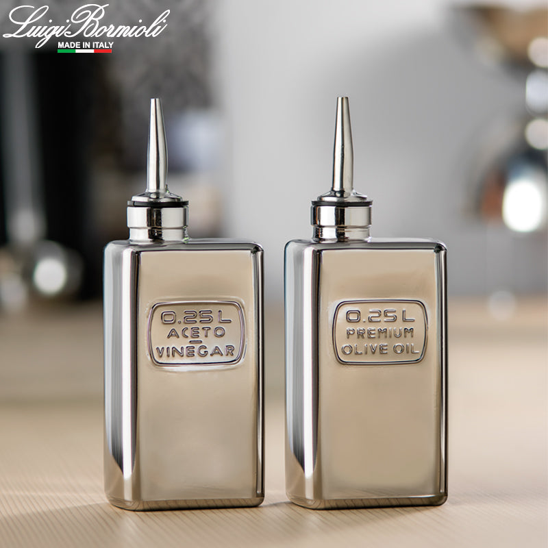 25 Cl Bormioli Luigi Optima Azijnfles met schenkdop van glas