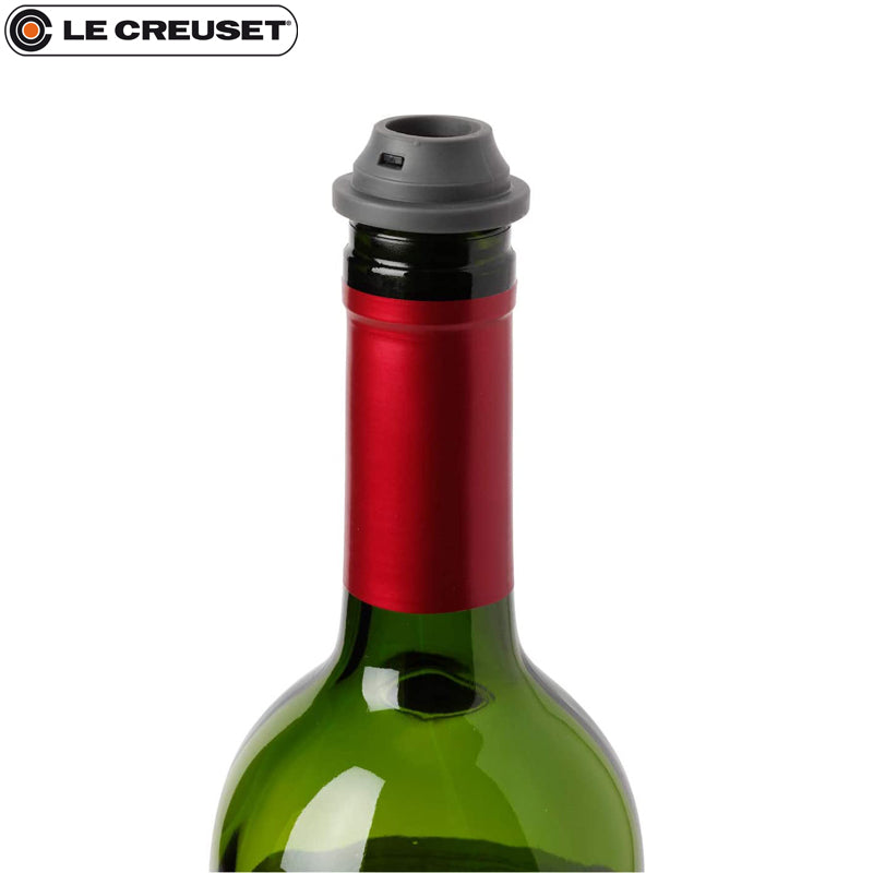 Le Creuset Wa 137 Pompa Sottovuoto Per Vino Con 3 Tappi