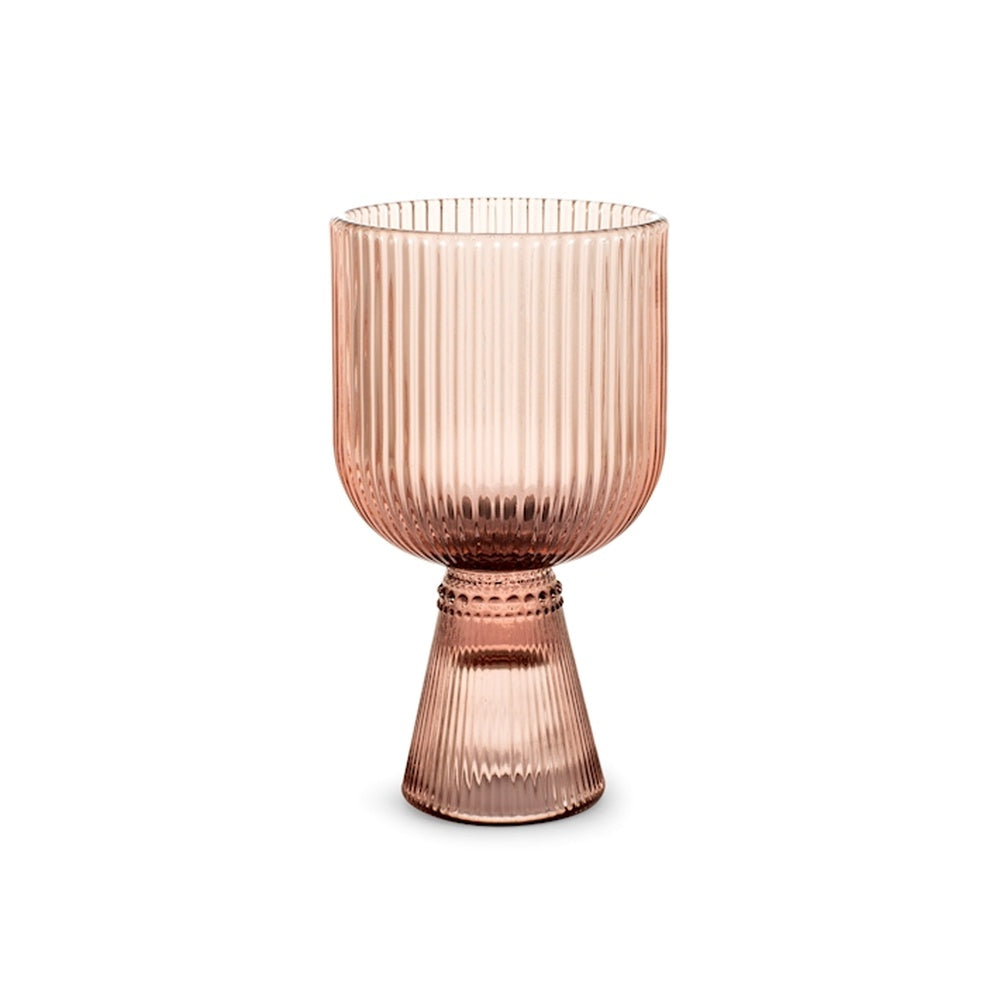 27 cl - H&H Peony Verre multiusage en verre - Set de 6 pz
