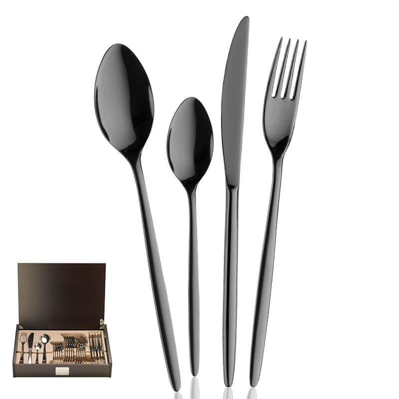 Pintinox Olivia Cutlery Set in Stainless Steel Set of 24 Pcs