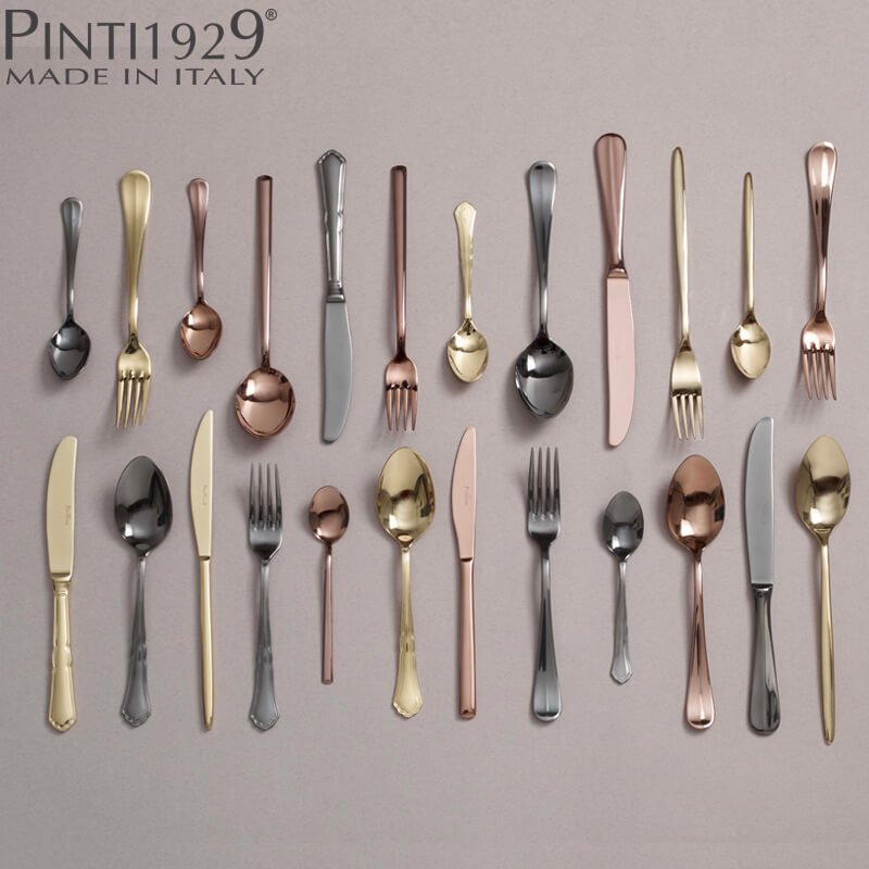 Pintinox Settecento cuchillo de fruta en acero inoxidable - set 12 piezas