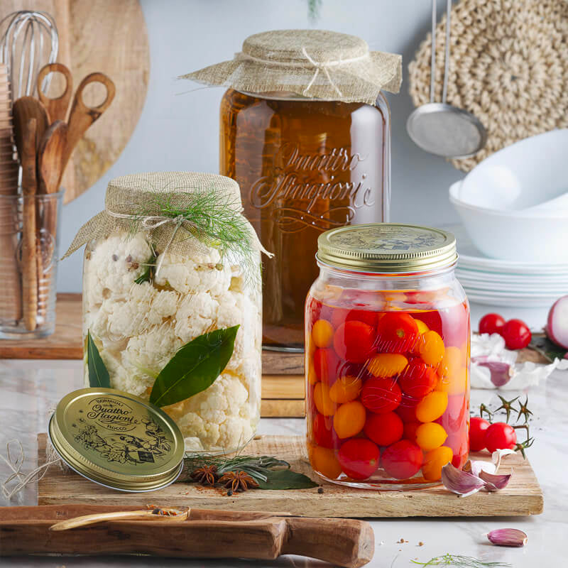 100 Cl Bormioli Rocco Quattro Stagioni Jar