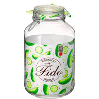 400 Cl Bormioli Rocco Fido Zylindrisches luftdichtes Glas aus Glas