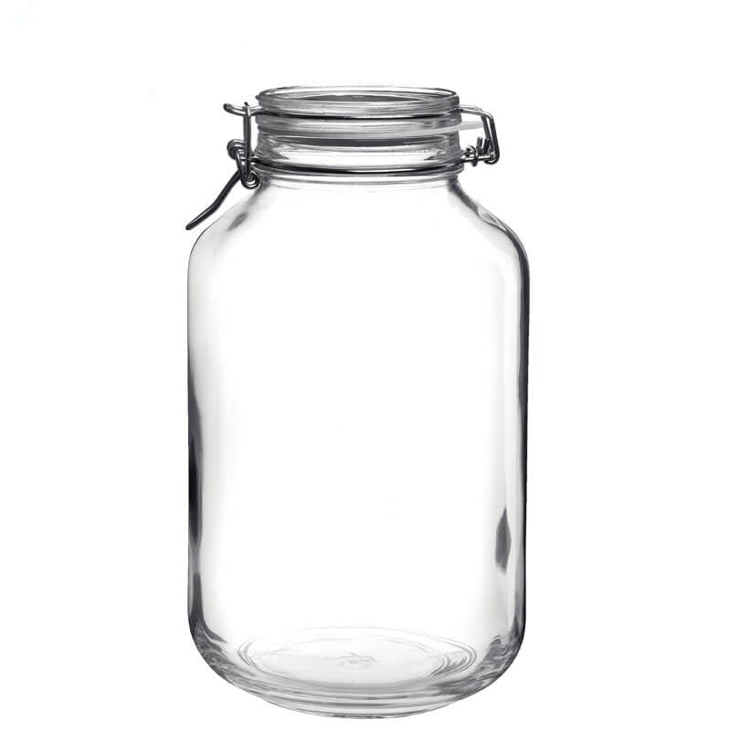 400 Cl Bormioli Rocco Fido Zylindrisches luftdichtes Glas aus Glas