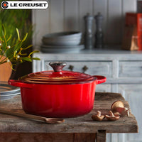 28 Cm Le Creuset Cocotte Evolution Round Dutch Oven in Cast Iron