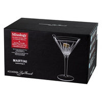21 5 Cl Bormioli Luigi Mixology Vaso martini de vidrio Set de 6 piezas