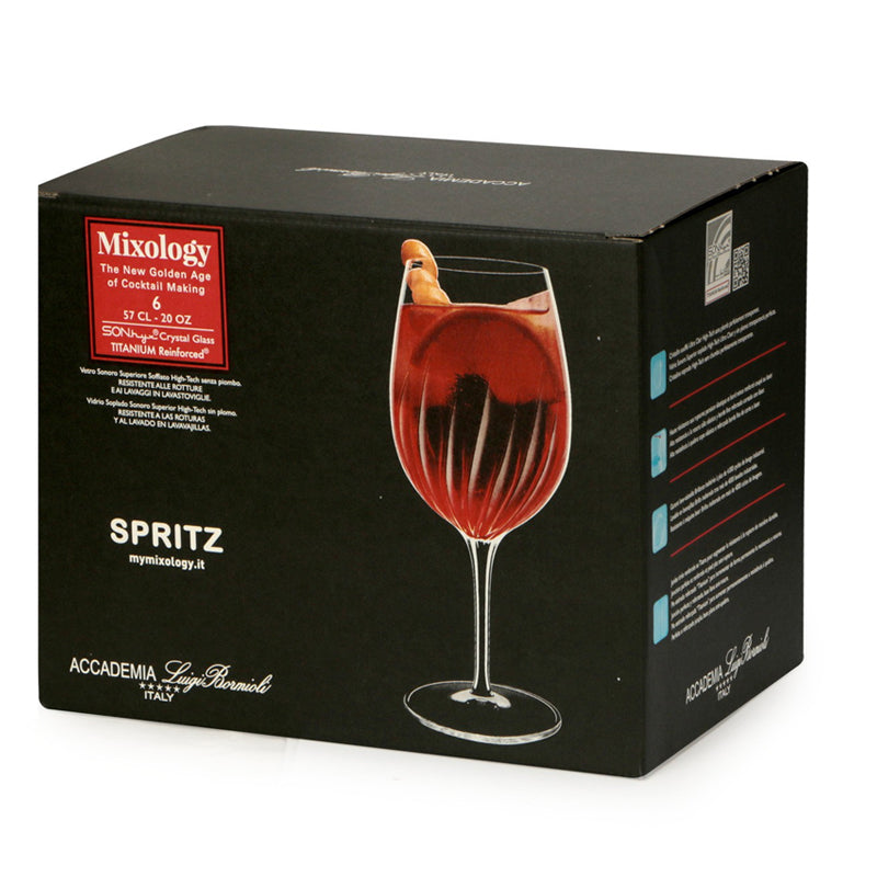 57 Cl Bormioli Luigi Mixology Spritz Glass in Glass - Set of 6 Pieces