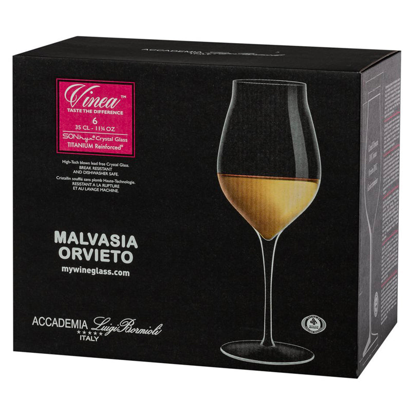 35 Cl Bormioli Luigi Vinea Copa de Vino Blanco en Vidrio - Set de 6 Piezas