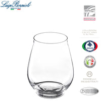 43 Cl Bormioli Luigi Vinea Verre à Vin Blanc Trebbiano en Verre - Lot de 6 Pièces