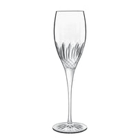 22 Cl Bormioli Luigi Diamante Flute Glass in Glass Set of 4 Pieces