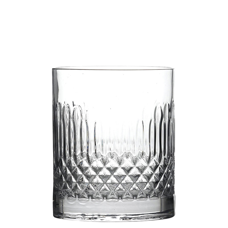 38 Cl Bormioli Luigi Diamante Vaso de Agua en Vidrio - Set de 4 Piezas