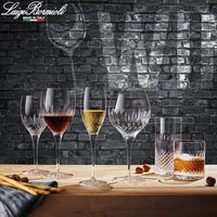 38 Cl Bormioli Luigi Diamante Vaso de Agua en Vidrio - Set de 4 Piezas