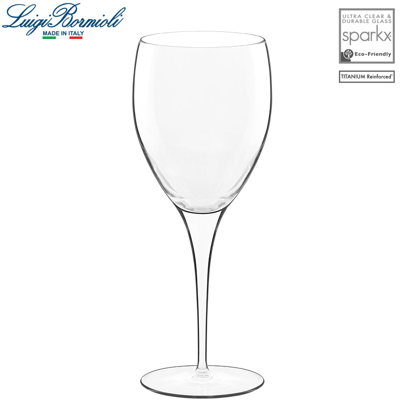 52 Cl Bormioli Luigi Michelangelo Verre à vin rouge en verre Set de 4 pièces