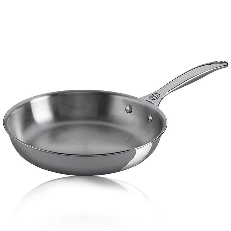 Le Creuset Poêle Haute en Acier Inoxydable