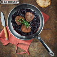 Le Creuset Poêle Haute en Acier Inoxydable