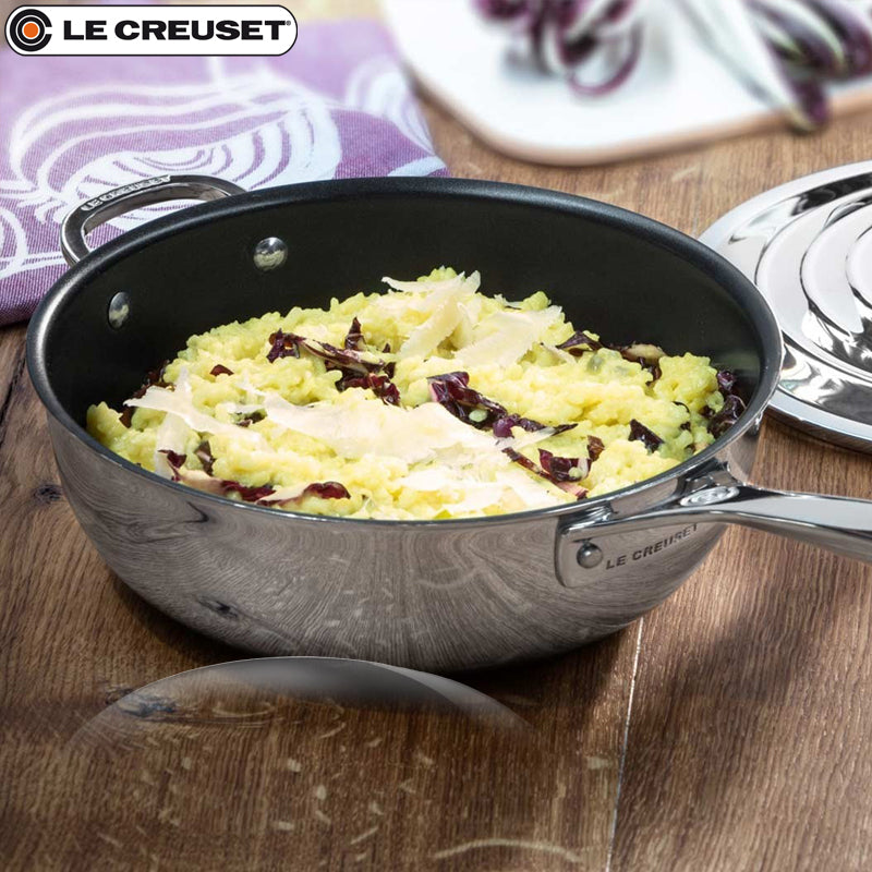 Le Creuset Padella Dello Chef Padella Bassa Antiaderente In Acciaio Inox