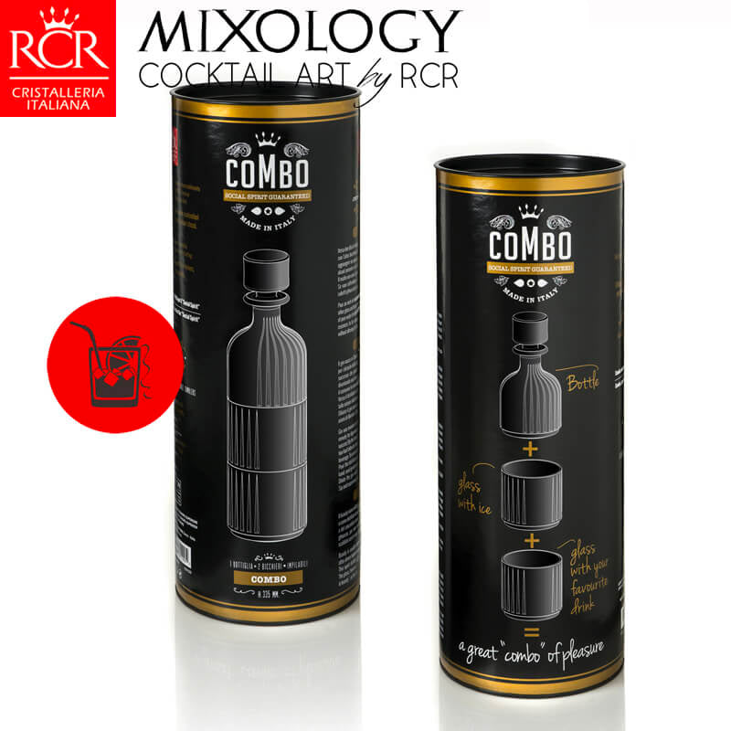 Rcr Combo Whiskyglazenset van glas set van 3 stuks