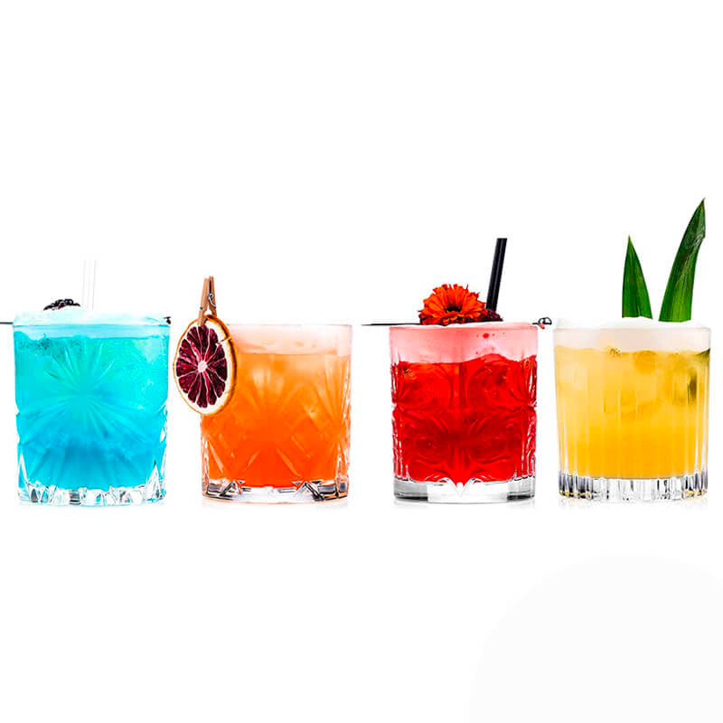 Rcr Mixology Calici And Bicchieri Cocktail In Vetro Set 4 Pezzi