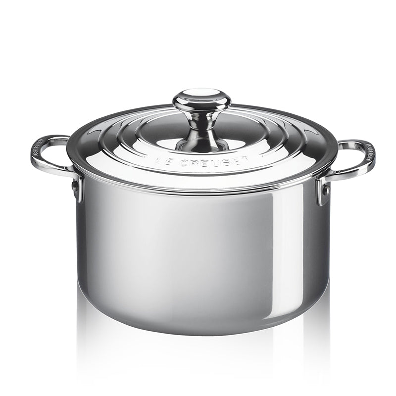 Le Creuset Casseruola Alta In Acciaio Inox Con Coperchio