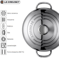 Le Creuset Kochtopf Aus Edelstahl Mit Deckel