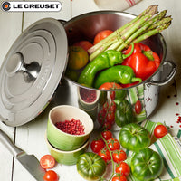 24 Cm Le Creuset Casserole profonde en acier inox avec couvercle