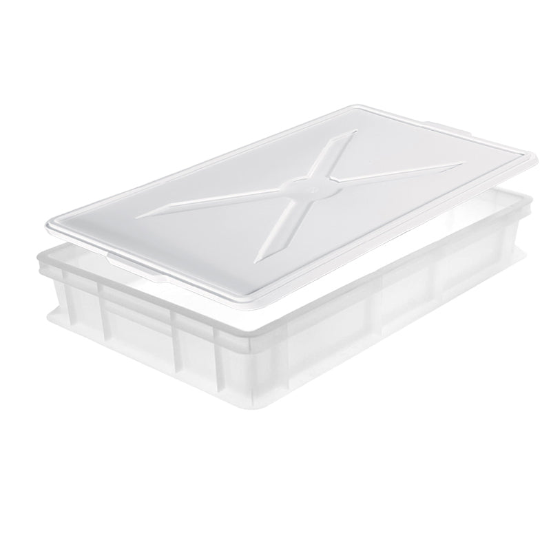 30 X 40 X H10 Cm Giganplast Caja Rectangular de Fermentación de Masa en Plástico con Tapa