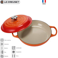 30 Cm Le Creuset Cocotte Evolution Tegame Basso Rotondo In Ghisa