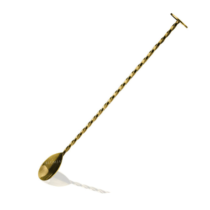 28 Cm Lumian Cuillère bar mélangeur muddler en acier inox