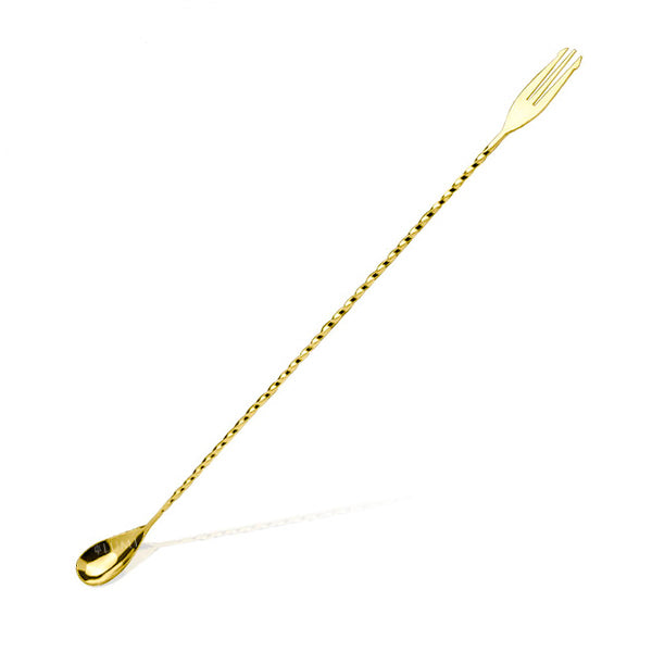 40 Cm Lumian Trident Bar Spoon Roerlepel in Roestvrijstaal
