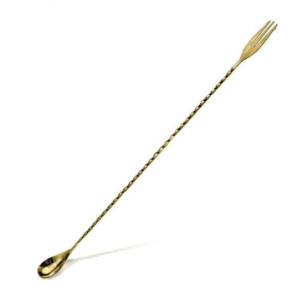 40 Cm Lumian Trident Bar Spoon Roerlepel in Roestvrijstaal