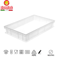 30 X 40 X H10 Cm Giganplast Rechthoekige Plastic Deegrijsbox