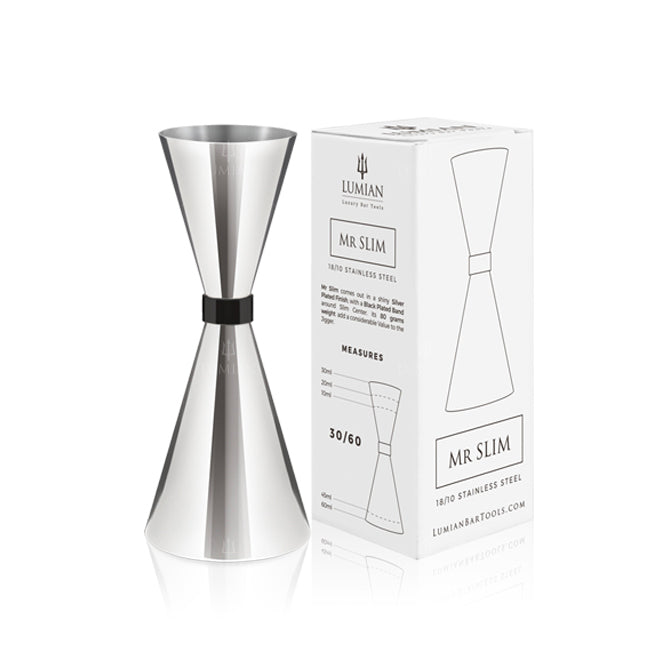 3 6 Cl Lumian Mr Slim Black Ruby Cocktail-Jigger Aus Edelstahl