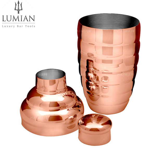 50 Cl Lumian Shaker Bomber Cobbler en acier inox