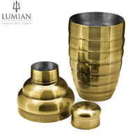 50 Cl Lumian Shaker Bomber Cobbler en acier inox