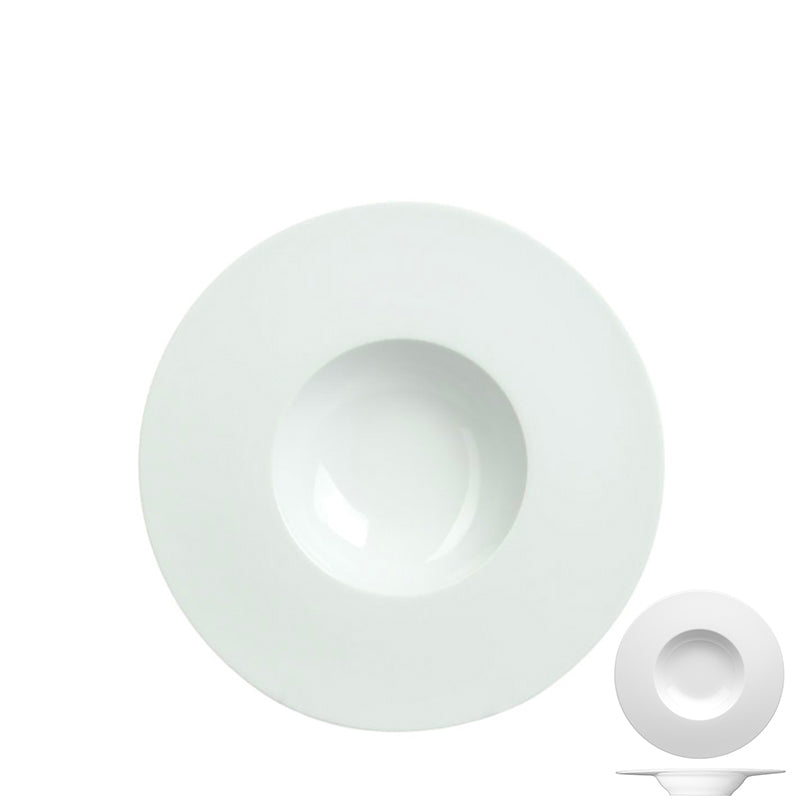 25 Cm Costa Verde Saturno Diep Bord In Porselein Set van 4 Stuks