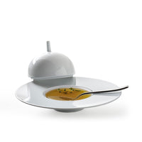 25 Cm Costa Verde Saturno Diep Bord In Porselein Set van 4 Stuks