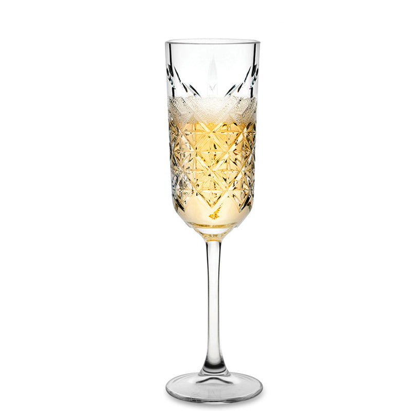 17 5 Cl Pasabahce Timeless Copa flute de vidrio templado Set de 12 piezas