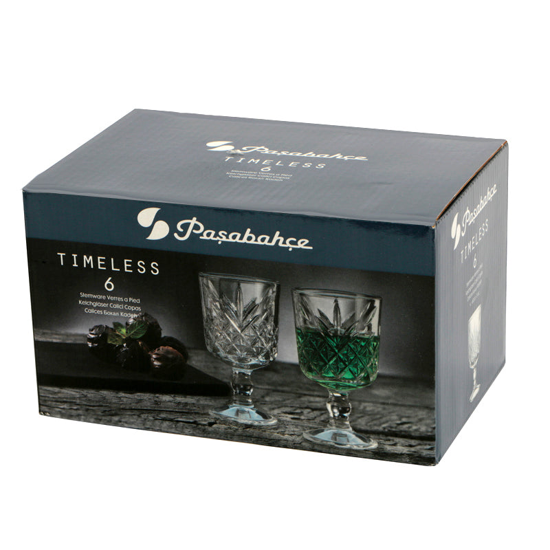 6 0 Cl Pasabahce Timeless Copa de Licor en Vidrio Templado - Set de 6 Piezas