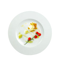 29 Cm Costa Verde Saturno Flat Plate in Porcelain Set of 12 Pcs